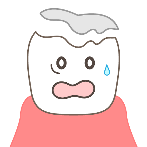 詰め物、被せ物がとれた。。。