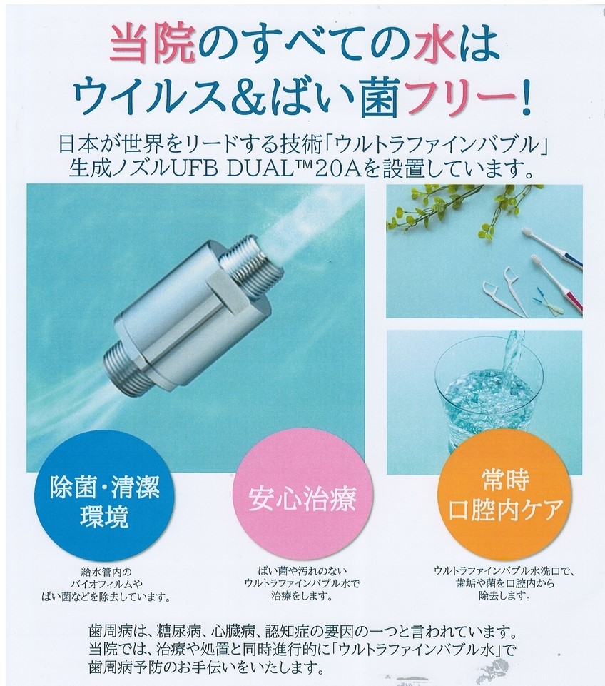 ウルトラファインバブルご存じですか？