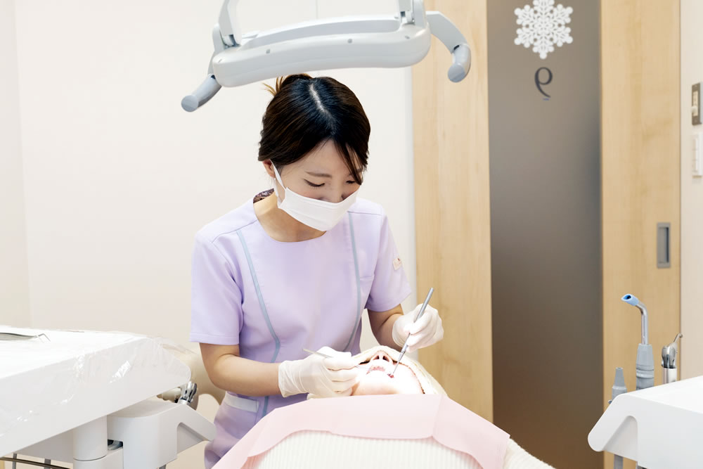 歯科衛生士担当制で計画的な虫歯・歯周病の予防